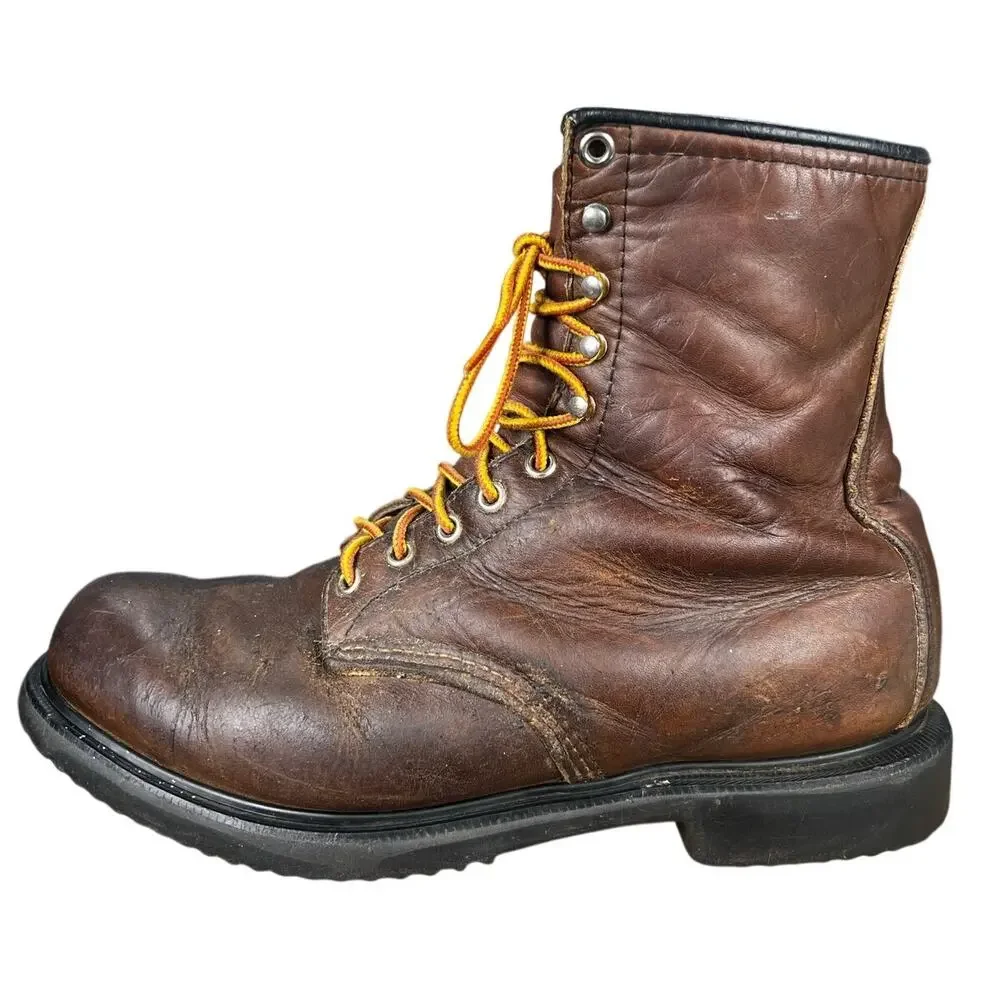 Vintage Red Wing Men’s 2233 Supersole Brown Leather Work Boot Size 10.5 D
